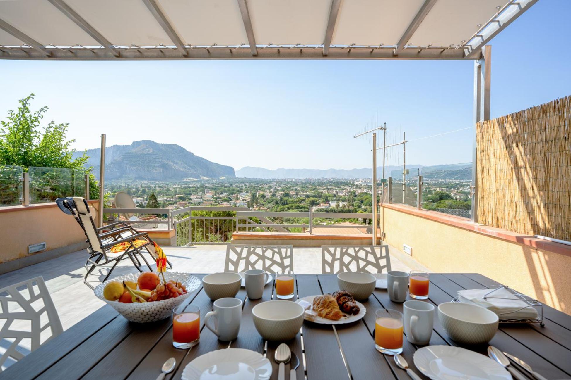 Appartamento Lollo's Terrace Panoramic View Palermo